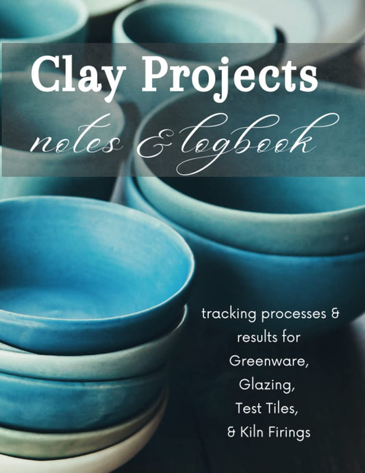 Notitieboek Kleiprojecten – Logboek Klei – Projectboek Keramiek – Creatief Dagboek – Baklogboek – Compact Formaat – Pagina’s Voor Technieken En Testtegels