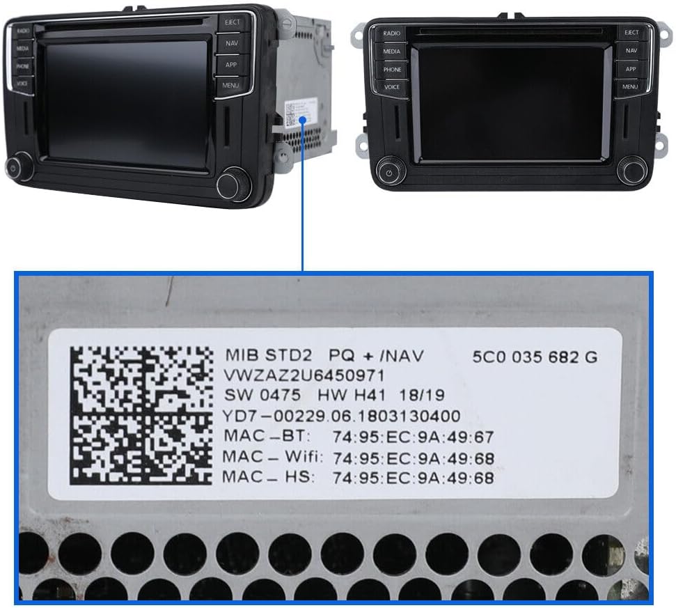 6,5 ''Lcd scherm voor MIB STD2 NAV 200 682 Radio Display TDO-WVGA0633F00045, TDO-WVGA0633F00039 Lcd scherm Touchscreen Digitizer Vergadering Vervanging met gereedschap