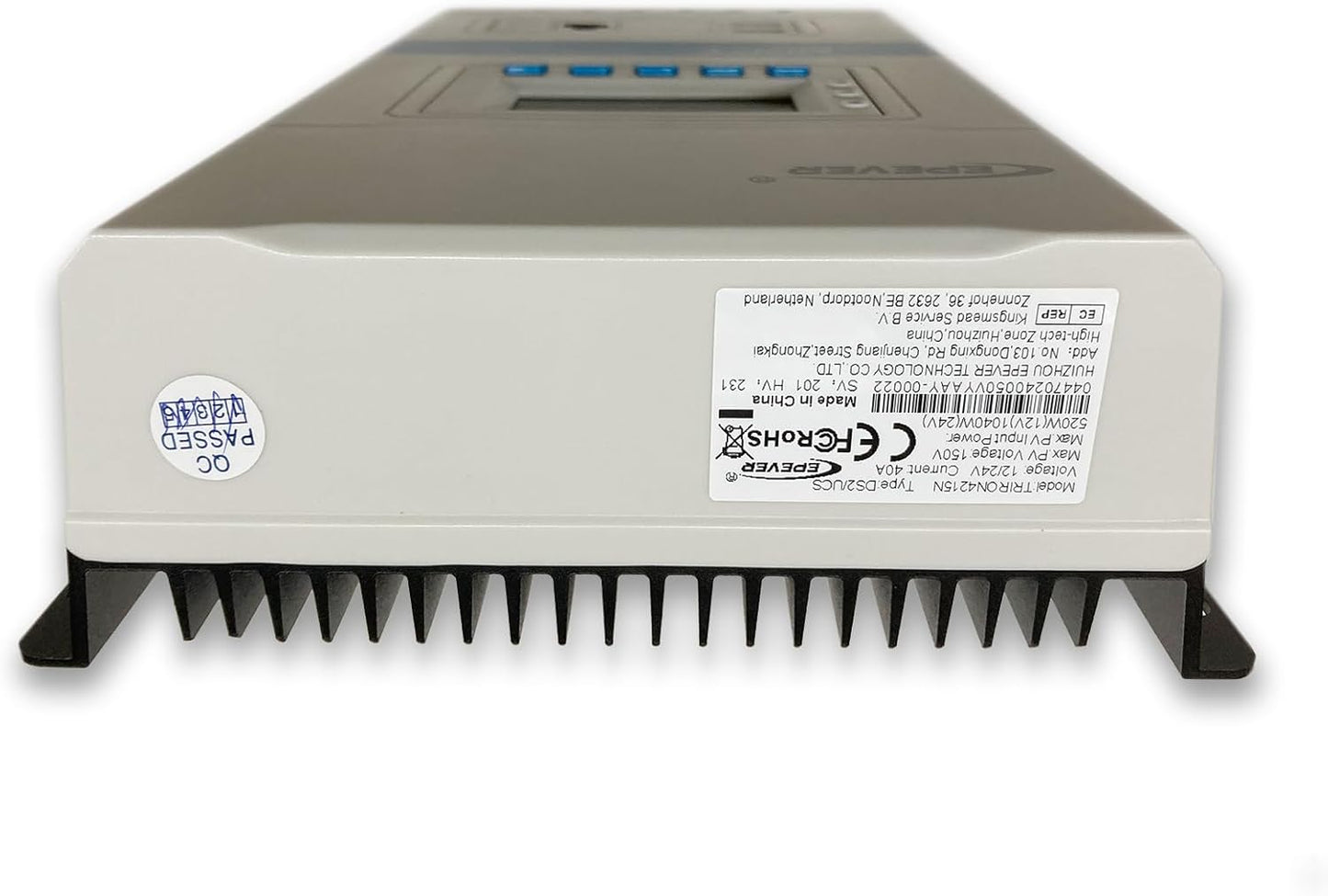 EPEVER® Triron4215N MPPT Solar laadregelaar 40A, automatische detectie 12/24V, max. PV 150V