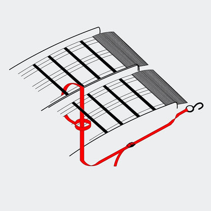 Oprijplaat aluminium opvouwbaar – 226cm 340kg – motoroprijplaat oprijsteun oprijplank
