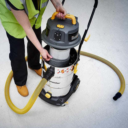 Vacmaster VK1638SWC 1600W 38L nat- en droogzuiger werkplaatszuiger zonder zak multifunctionele stofzuiger waterstofzuiger met HEPA 13 filtering