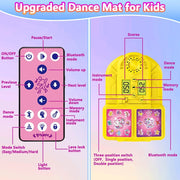 Interactieve Dansmat - Muziekspel - Muziekmat - Dansmat voor Meisjes - Kindereneren - Muziek en Dansspel - met 9 Niveaus - voor 3-12 jaar - voor Buiten - Binnen