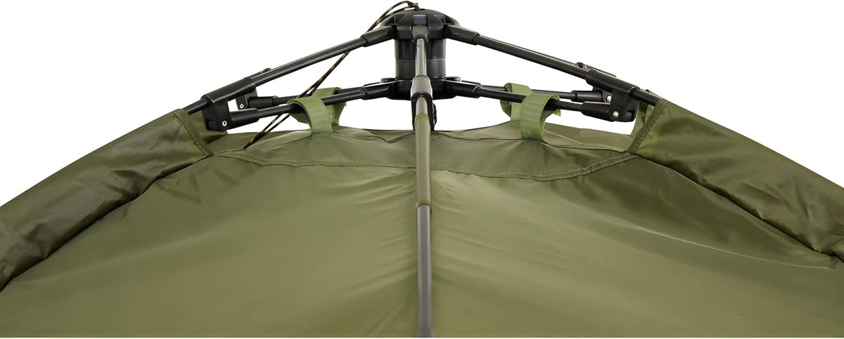 Lucx® Ruck Zuck Tent, vistent, 1-2 man bivvvvy, karpertent, campingtent, secondentent, snelopbouwtent