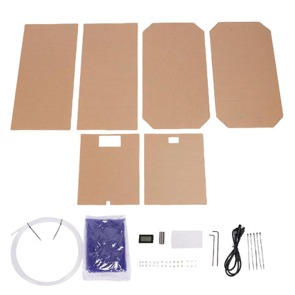 3D-printerbehuizing – 3D-printerkast – Acryl Behuizing – Printer Bescherming – 3D Printer Omhulsel – Transparant Acryldeksel – Stofbestendig en Droog – Ingebouwd LED-Display