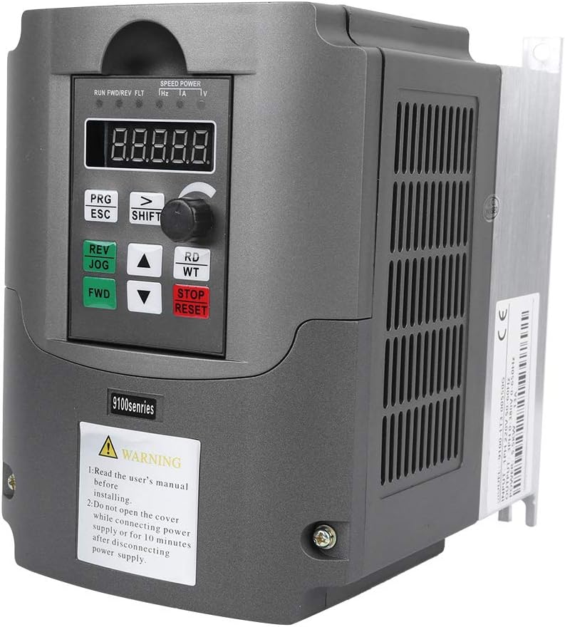 Motor controller, single-phase, 220V, three-phase, 380V, 5.5kW, high torque, low frequency, non-inductive vector control for crushers, grinders, wa