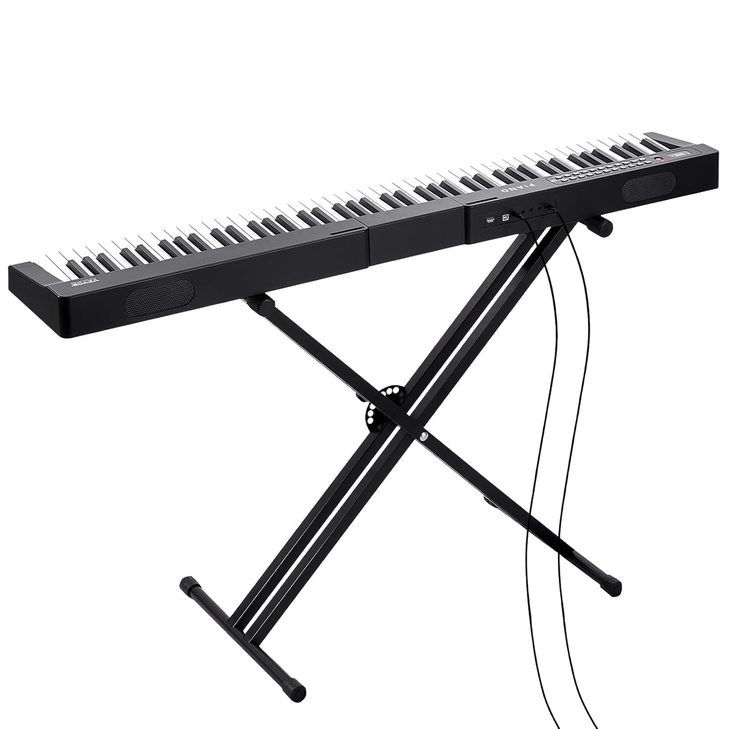 Digitale Piano Set – Keyboard – Pianotoetsenbord – Elektrisch Toetsenbord – Keyboard Piano – 88 Halfgewogen Toetsen – Bluetooth 5.0, USB En MIDI
