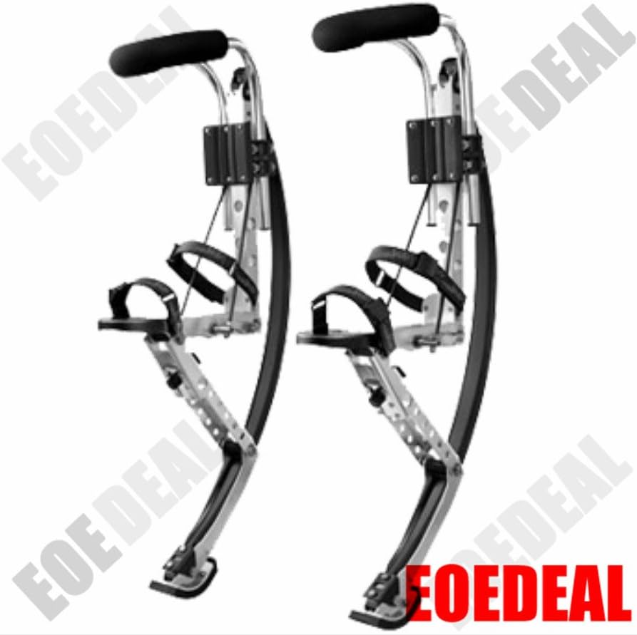 Skyrunner Kangoeroeschoenen voor volwassenen, voor fitnessoefeningen (90-110 kg), zwart
