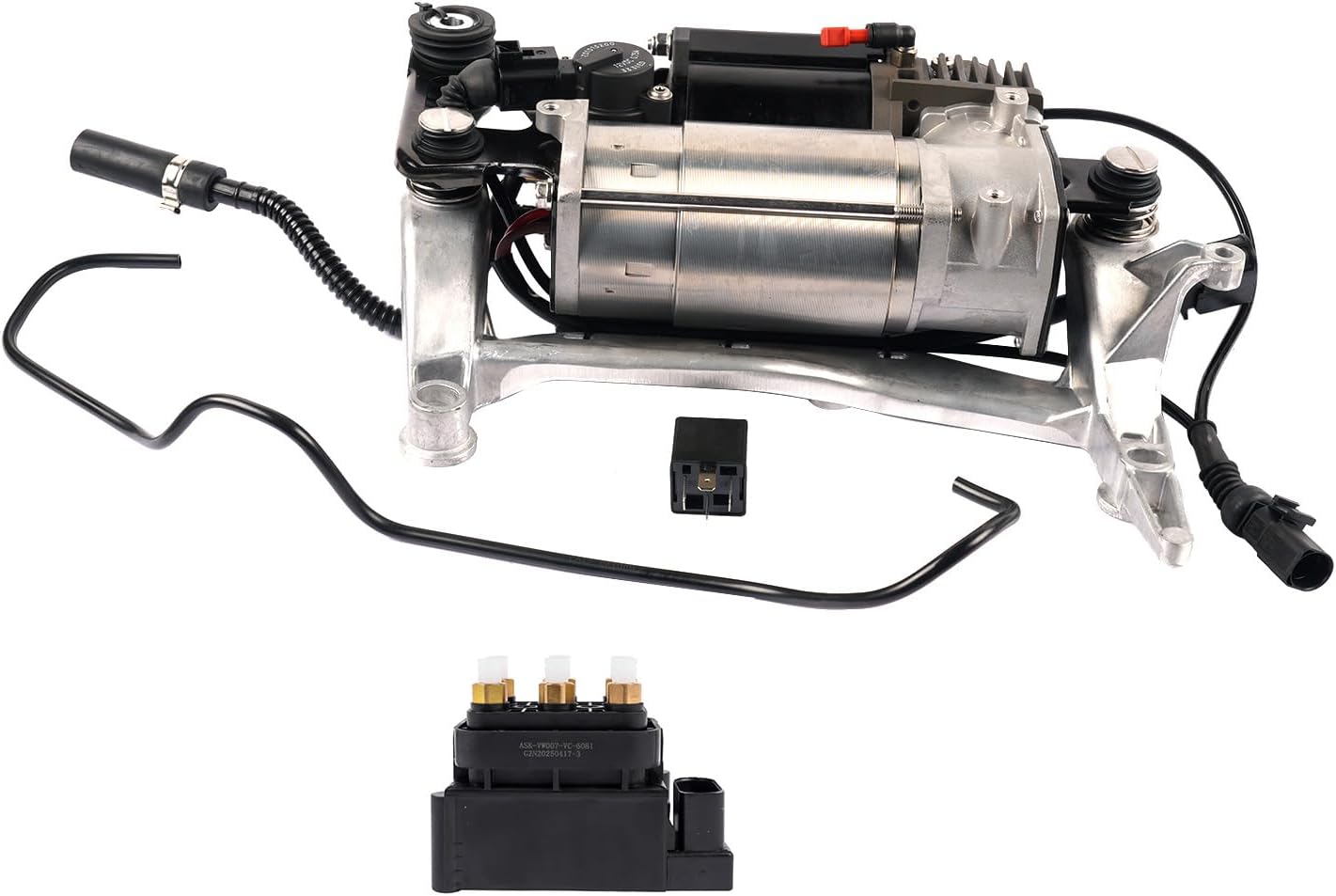 Luchtvering compressor pomp met ventiel compatibel met Ca-yenne 9PA 955 T0uareg 7LA 7L6 7L7 2002-2010 7L0698007C