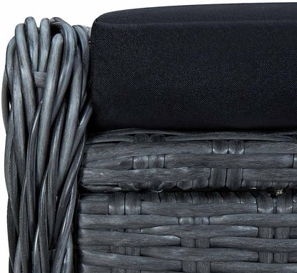 Verstelbare Tuinstoel – Lounge Chair – Relaxstoel – Balkonstoel – Tuinzetel – Gepoedercoat Stalen Frame – Inclusief Voetenbank