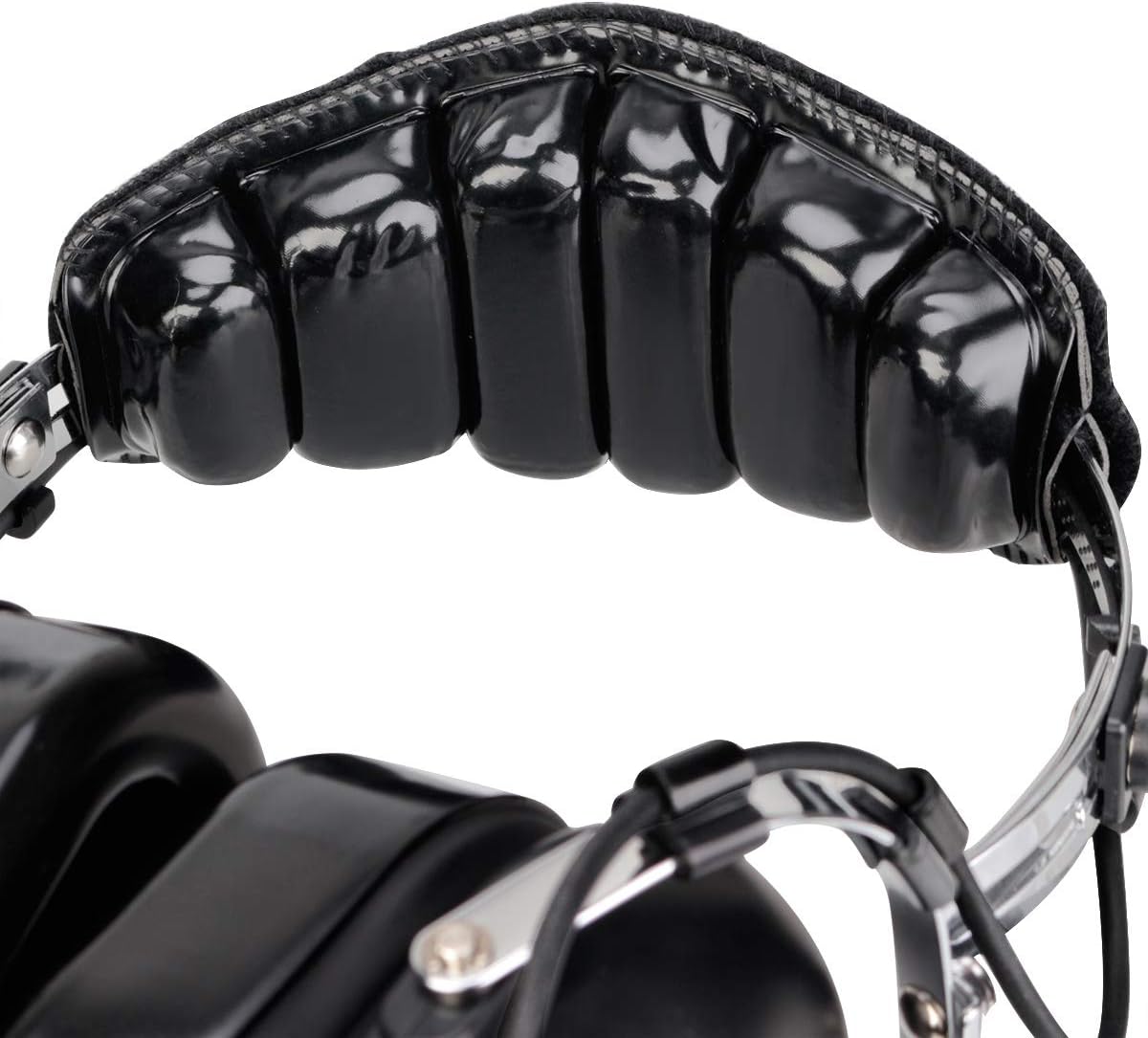 Retevis EH070K portofoon, oortelefoon met PNR-headset, compatibel met RT24 RT27 RT617 RA685 RB629 RT5R RT1 Baofeng UV5R 888S eSynic Kenwood, geschikt voor Aviation Link Line (zwart, 1 stuk)