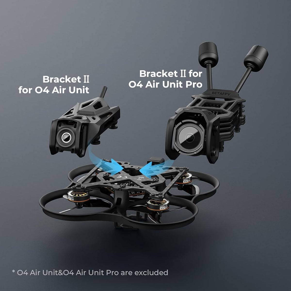 BETAFPV Pavo Pico II Brushless Whoop Quadcopter Ultra-Light 2S Cinewhoop with HD VTX Bracket II for O4/O4 Pro VTX, F4 2S 20A AIO FC, 1102 14000KV Motor, for Cruising Indoors Outdoors - PNP ELRS