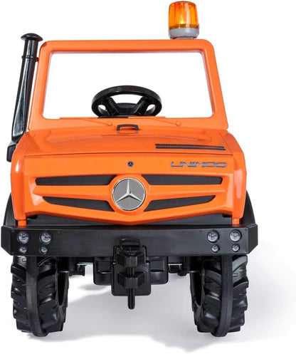 Rolly Toys Unimog Trappenauto, vanaf 3 jaar, met fluisterbanden en knipperlicht, voor kinderen vanaf 3 jaar, 038237