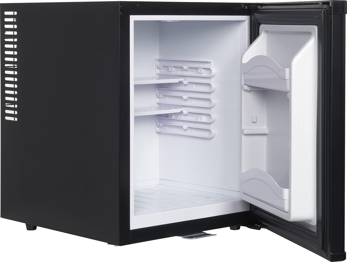 Corby Eton 35L afsluitbare minibar in zwart – EU-stekker