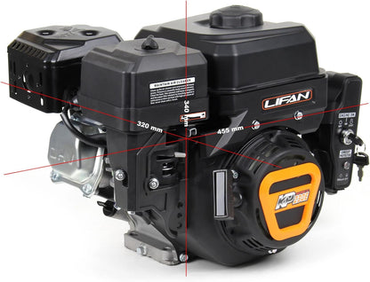 LIFAN KP230E 19,05mm E-start benzinemotor met 6,5 pk ééncilinder voor trilplaten en bouwmachines