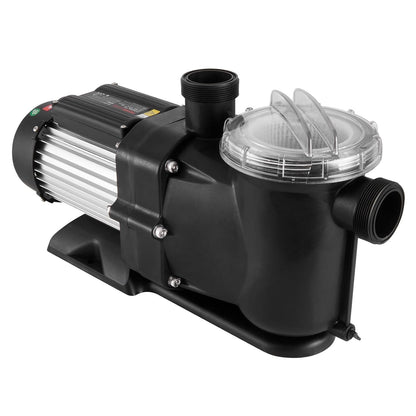 VEVOR Bovengrondse zwembadpomp, 1200 W, eenspeed zwembadpomp 100 GPM, snelheid 2850 omw/min, zwembadpomp met hefkop, max. 15 m, met filtermand, voor bovengrondse zwembaden, spa's