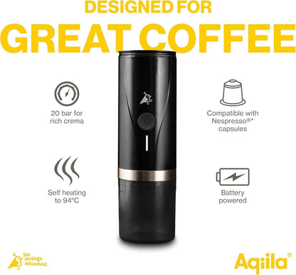 Coffeebird Portable espresso machine Koffiezetapparaat Zwart Capaciteit koppen: 5 Portable