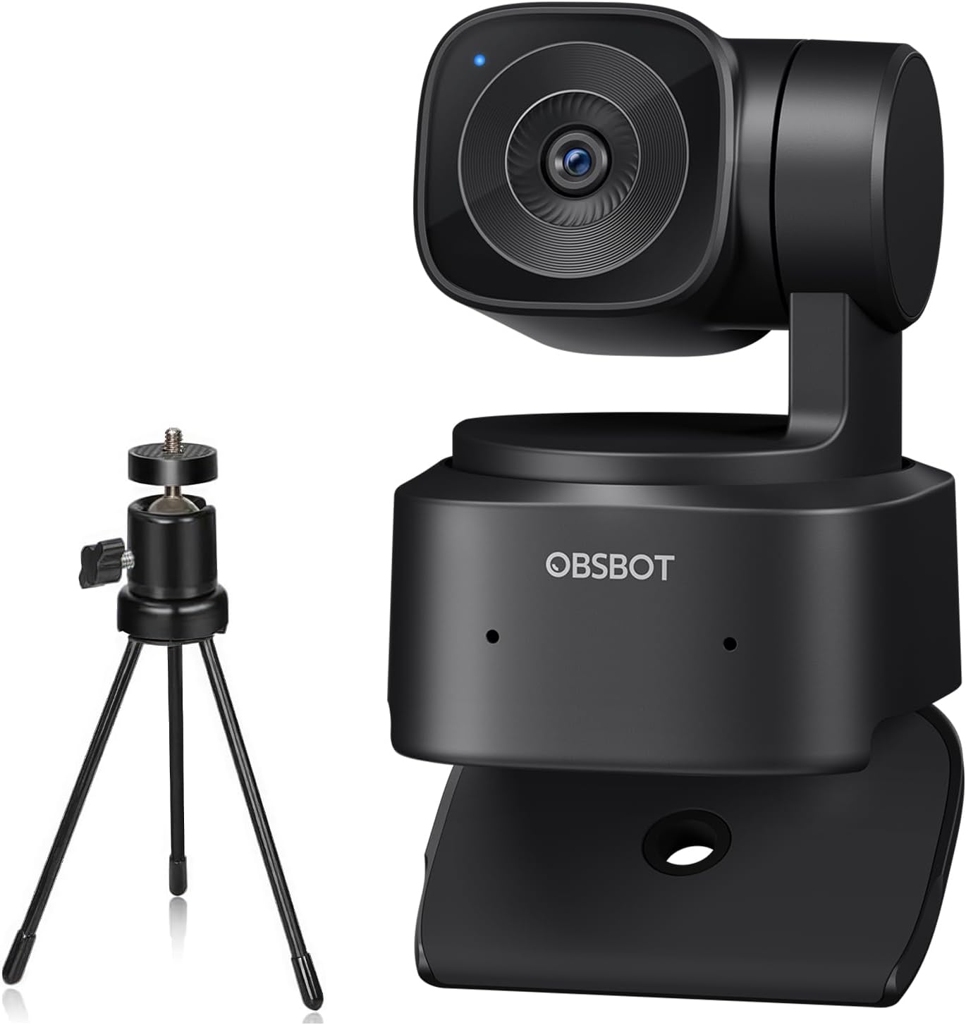 OBSBOT Tiny SE Webcam voor pc, Full HD, 1080p, 100FPS USB-webcam met AI-tracking, microfoon, statief, verspringende HDR, dual ISO, plug & play streaming-camera voor laptop/desktop, videogesprekken