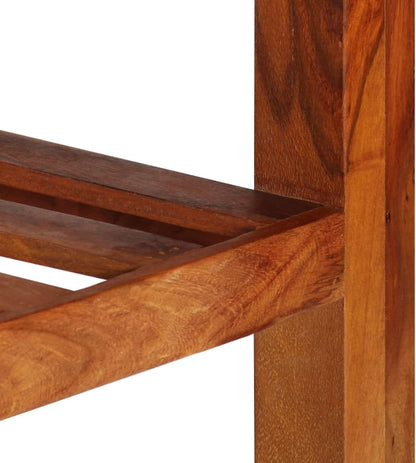 Gecheer Sideboard 3 Drawers, Chest of Drawers, Cupboard, Standing Cabinet, Sideboard for Living Room, 110x30x80 cm Solid Wood Acacia - QUORE