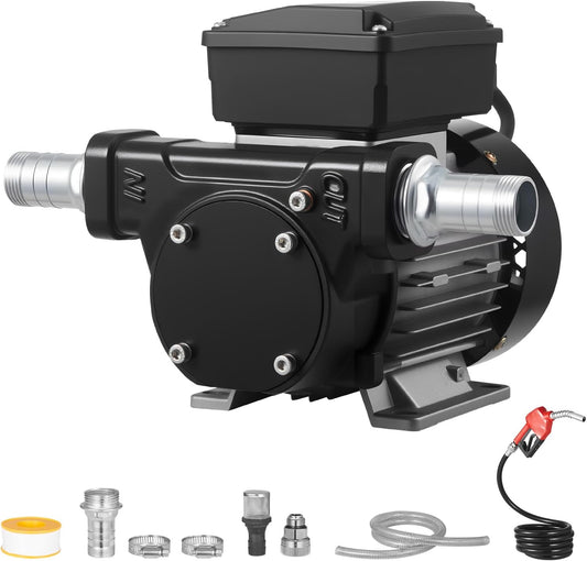 Brandstoftransferpomp – Dieseltransferpomp – Dieselpomp – Brandstofpomp – Oliepomp – 230 V Elektrisch – 60 l/min Met Automatische Uitschakeling