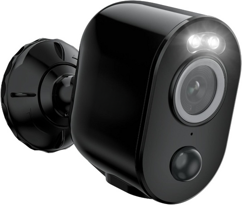 Beveiligingscamera - WiFi-beveiligingscamera - Camerabewaking - Draadloos - voor Buiten - 2.4-5GHz WiFi - CCTV - IP-camera - met Persoon - Voertuigdetectie - IP66 - Nachtvisie - met Bewegingsdetectie - Micro-SD Kaartsleuf - Timelapse - Zwart