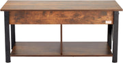 Koffietafel - Table - Coffe table - Living Room Table - Lift Top salontafel - tafel met extra opbergruimte - omklapbare salontafel voor de woonkamer - 41.7in - Bruin - 47.51lbs