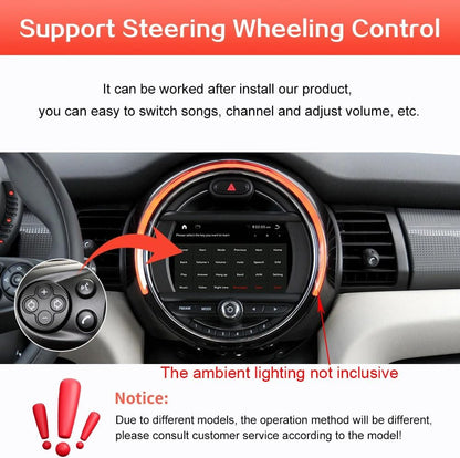 9” AHD GPS Navigator Autoradio – Multimedia Systeem – CarPlay Radio – Android Auto Radio – Achteruitrijcamera Systeem – Draadloze CarPlay & Canbus Integratie – Compatibel met Mini Cooper R50 tot R61