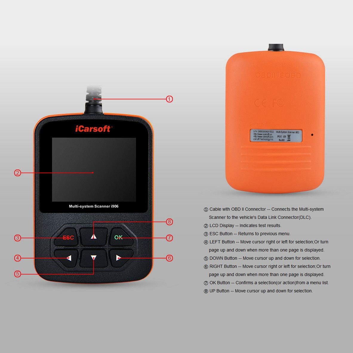 ICarsoft VOL-V1.0 diagnoseapparaat