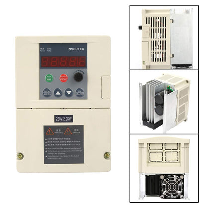 Frequentieomvormer 220 V 2,2 KW, Jectse wisselstroom met inverter-motor voor pompregelstroom, drukwatervoorziening, graveermachine, verpakkingsmachines en andere industriële toepassingen