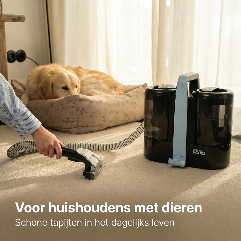 Tapijtreiniger – Tapijtreinigerapparaat – Vloerreiniger – Schoonmaakmachine – Bekledingsreiniger – Krachtige Dieptereiniging – Compact Lichtgewicht Design