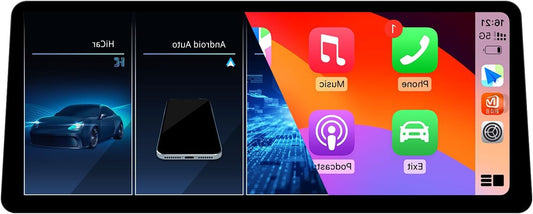 Ultra schmal 12.3 Zoll Carplay für Mercedes Benz E Class 2013-2014 W212 E200 S212 Car Multimedia Stereo Android Car Radio Touch Screen 4 Turns Car (Linux 4.5 System) - QUORE