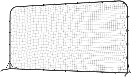 Voetbal Rebounder – Voetbal Trainingsnet – Bal Terugkaats Net – Voetbal Trainer – Sportsnet – Stalen Frame – UV-Bestendig HDPE