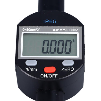 Digitale Die DIAL -indicator 0,01 Mm 0,0005in Resolutie 0 Tot 50 Mm 2in Bereik IP65 Waterdichte Elektronische Kiezer Testmeter
