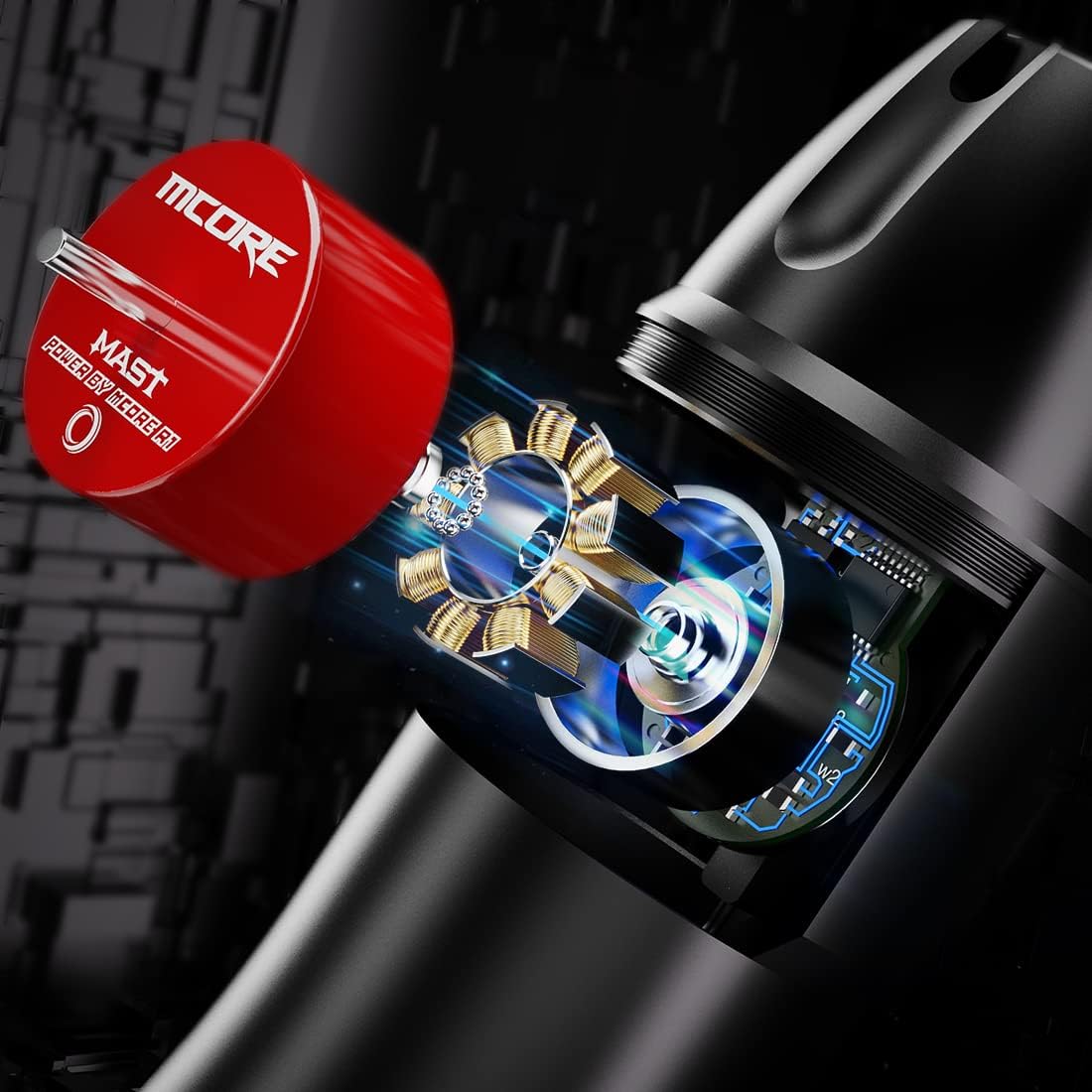 Mast Tour Pro Plus Tattoo Maschine Pen Style Rotary Tattoo Maschine Brushless Motor 4.0mm Stroke Aluminum Frame RCA Cable for Liner shader