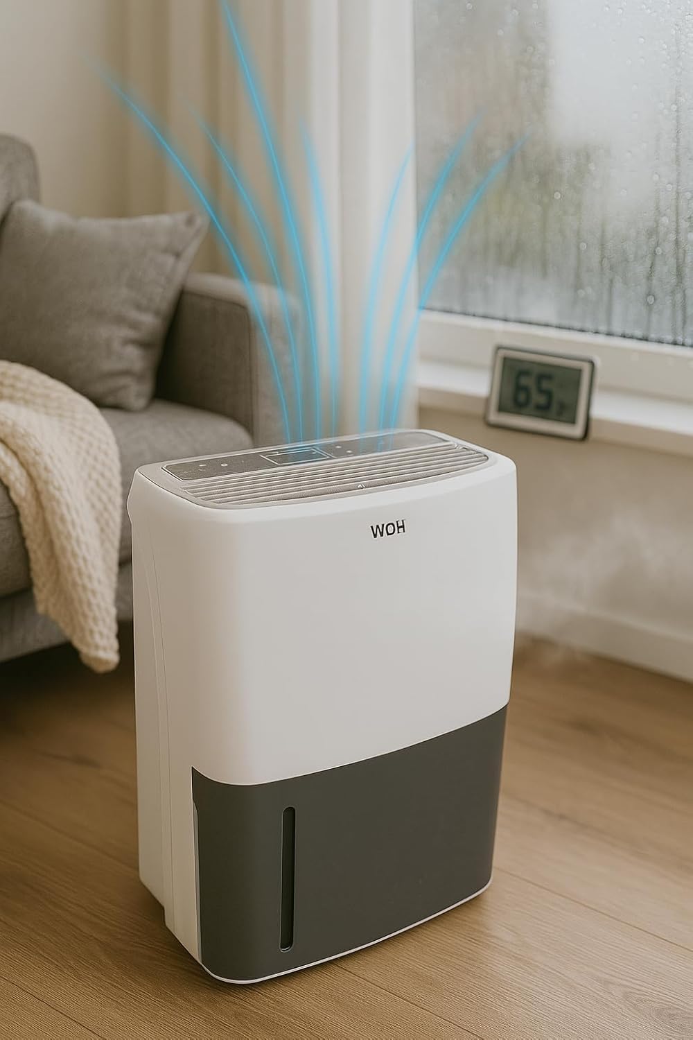 Aktobis WDH-725DG luchtontvochtiger met een ontvochtigingscapaciteit tot max. 25 liter/dag !