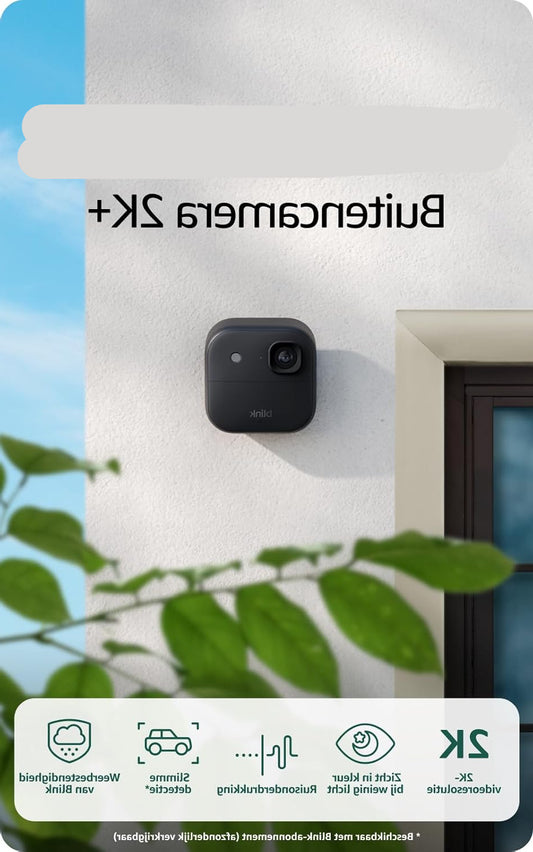 Draadloos 4-delig Beveiligingscamerasysteem – Buitencamera – Beveiligingscamera – Slimme Camera – IP65 Weerbestendig – 2K Resolutie – Langdurige Batterijduur Tot 2 Jaar