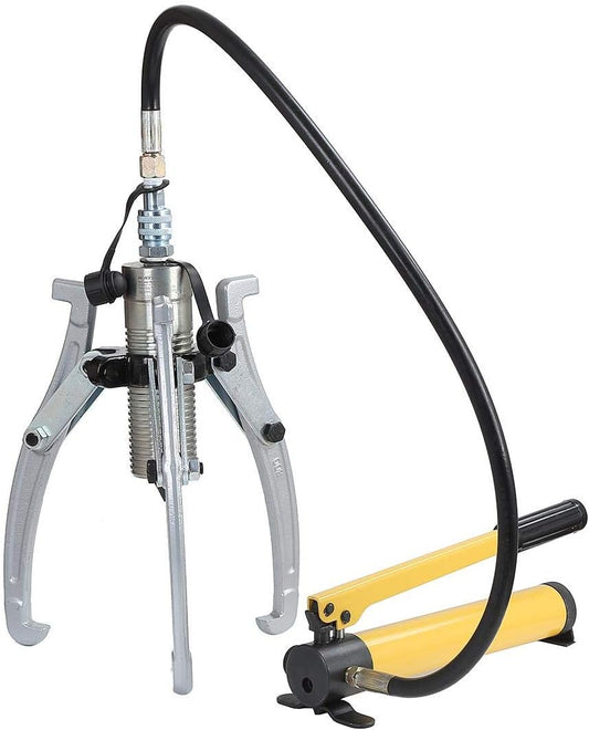 Katsu 450584 Wielnaaftrekker, hydraulisch, 30 ton, met handmatige pomp, split-unit, hydraulische persriemschijf, tandwieltrekker, tandwieltrekker, motortrekker, naaftrekker