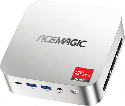 ACEMAGICIAN K1 Mini-pc W-11 Pro, AMD Ryzen 3300U (tot 3,5 GHz), 16 GB DDR4 256 GB SSD, mini-desktopcomputer AMD Radeon grafische eenheid voor thuisbioscoop/kantoo, Triple 4K UHD display, WiFi 5/BT 4.2
