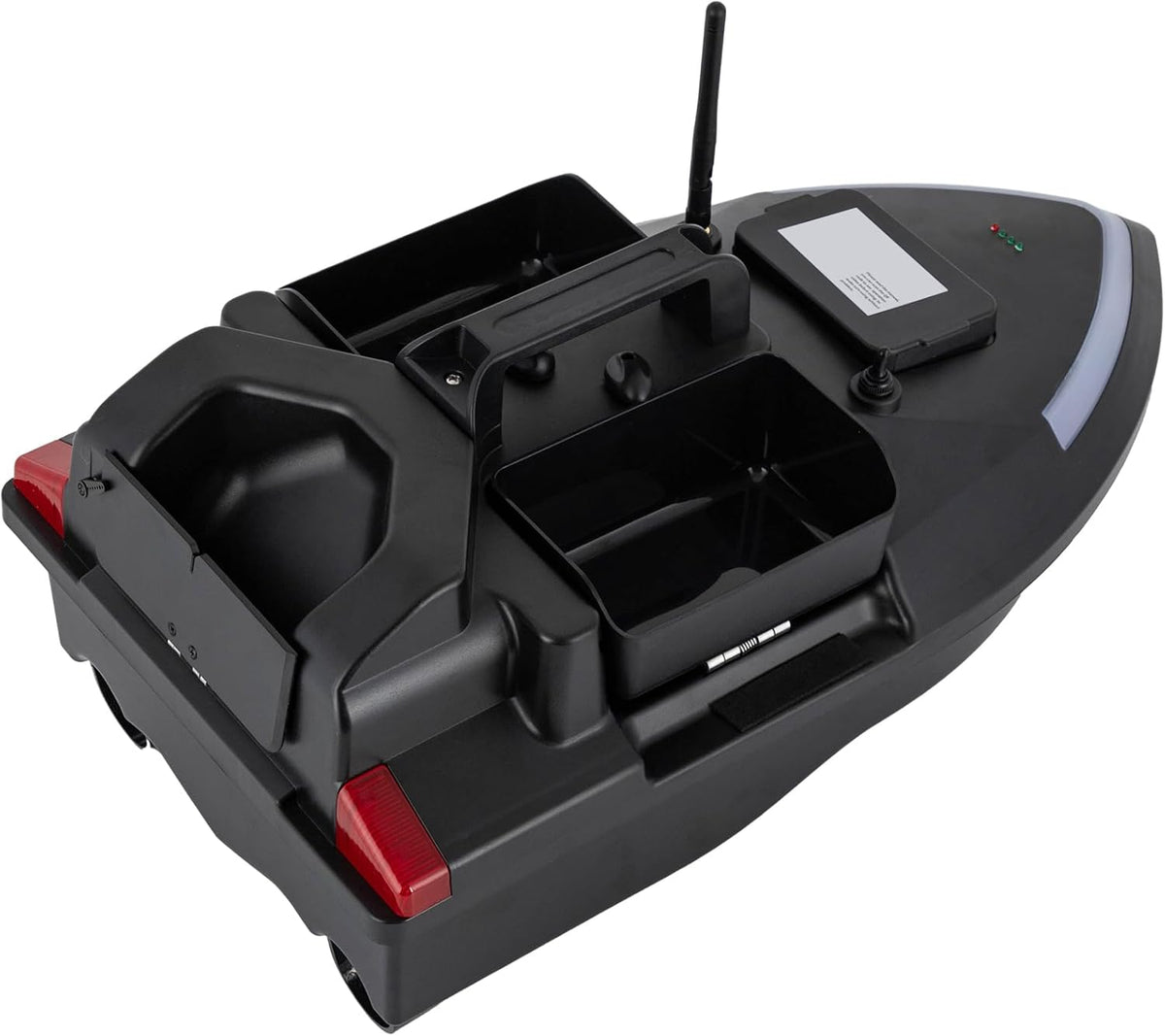 49 x 26.5 x 28.2 cm, Feeder Boat, Baitboat, Fishing Cage, Boat, RC Carp Fishing, Fish Finder, Wireless, Night Fishing, Fishing Bait, Bait Boat with Remote Control, GPS, Bait, Fishing Bait, 500 m - QUORE