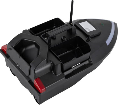 49 x 26.5 x 28.2 cm, Feeder Boat, Baitboat, Fishing Cage, Boat, RC Carp Fishing, Fish Finder, Wireless, Night Fishing, Fishing Bait, Bait Boat with Remote Control, GPS, Bait, Fishing Bait, 500 m - QUORE