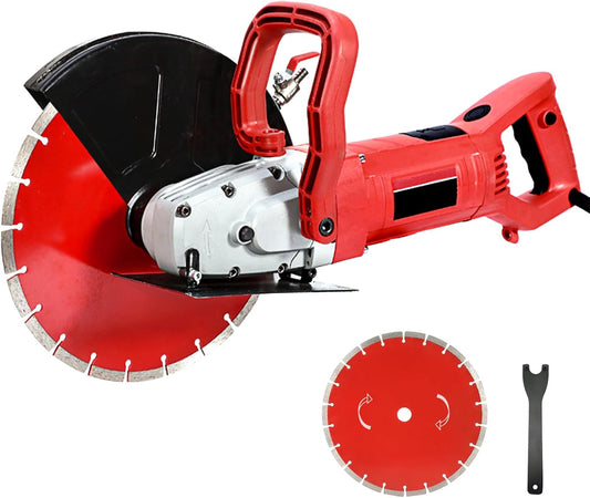 Betonzaag – Cirkelzaagmachine – Muurzaag – Schijfzaag – Wandzaag – 3200 W, 305 Mm, 4300 Omw/Min, Incl. Waterleiding En Pomp