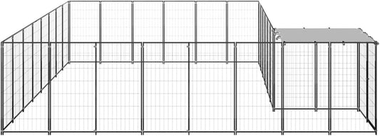 Outdoor Small Animal Chicken Coop with Lockable Door, Coop Bird Cage, Chicken Coop Animal Fence Freewheel Hatch Chicken House Animal House 440 x 440 x 110 cm (L x W x H)