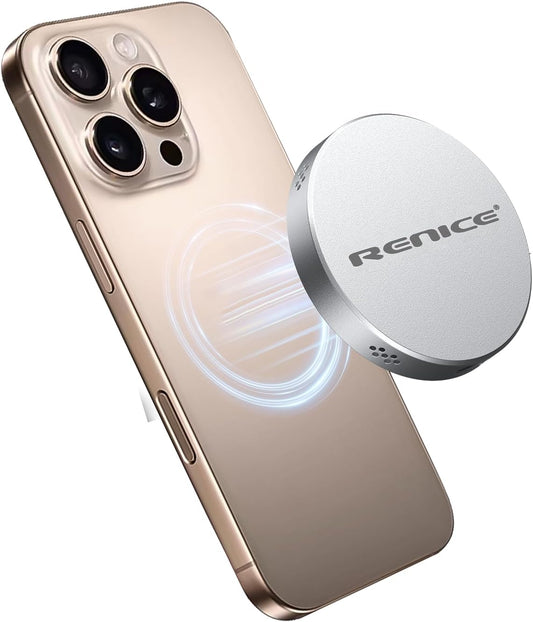 RENICE Magnetische externe SSD, 512 GB, USB3.2 Gen2 x 2, tot 2000 MB/s, ultracompact, draagbare externe Solid State Drive, twee extra USB-C-poorten, compatibel met iPhone 15/16