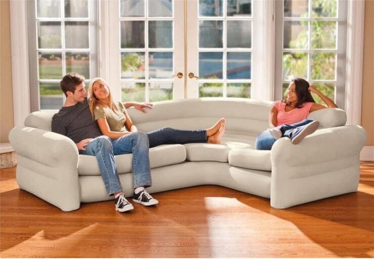 Sofa Two Person Sofa Casual Inflatable Sofa Bed Corner Lunch Lounge Chair Simple And Convenient Rest Sofa - QUORE