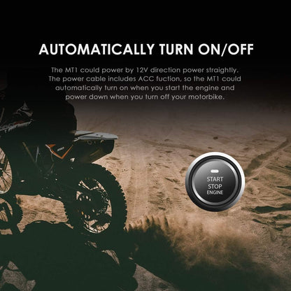 VIOFO MT1 Motorfiets Dash Cam voor en achter 1080P Dual Channel Waterdichte Motorbike Camera 170 Graden Hoek, Ingebouwde WiFi, GPS, G-Sensor, Waterdicht, Auto On/Off, 32GB SD-kaart Inbegrepen