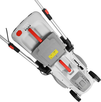 IKRA Elektrische Grasmaaier IERM 2043 T, 2000W, 5-standen maaihoogteverstelling 30-75mm, maaibreedte 43cm, incl. mulchkit