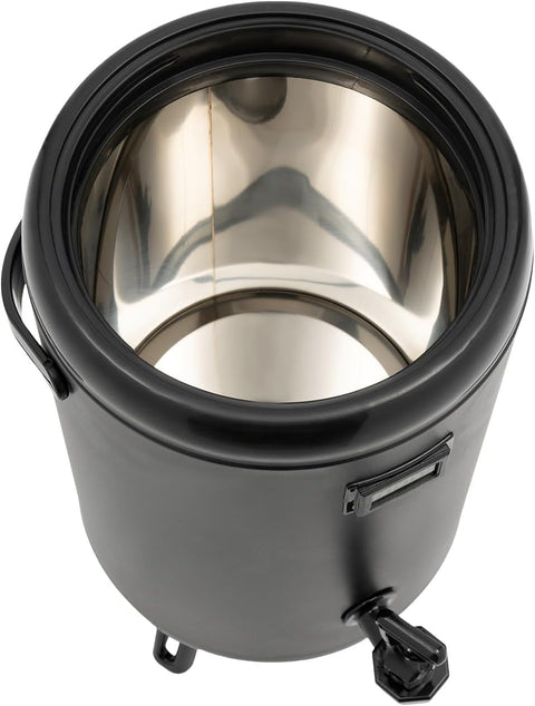 Dispenser - Drankendispenser - Koffiedispenser - 12L - voor warme en koude dranken - 201 roestvrij staal binnenwerk - Zwart