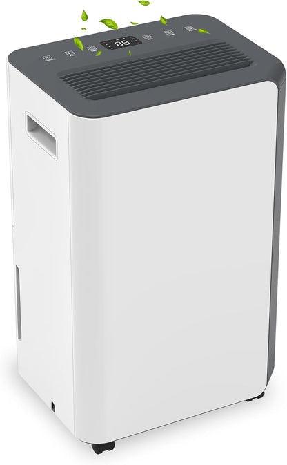 Vonia Luchtontvochtiger - Ontvochtiger - Vochtvreter - Geschikt voor Woonkamer, Slaapkamer, Badkamer - Wit (16L)