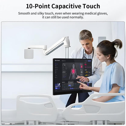 14 inch 4K touchscreen, 3840 x 2160, 10-punts capacitief touchscreen, geïntegreerde luidsprekers, VESA, commercieel display (IPS 3840 x 2160, 14 inch)
