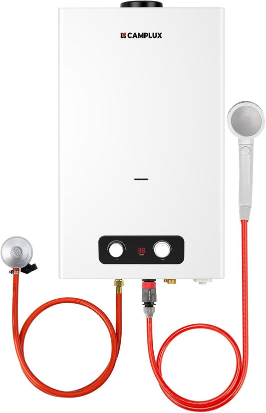 CAMPLUX 16 L Gas Boiler Tankless, Butaan (28-30 mbar)/ Propaan (37 mbar), 32 kW, BD422