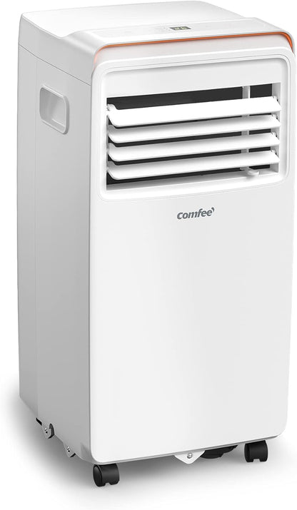 COMFEE' Ambra 8C Portable Air Conditioning, 7000 BTU/H, 2.0 kW, 25 m³/68 m³, 3-in-1 Portable Air Conditioning, Fan Cooling, Dehumidification, 24 Hour Timer, Sleep Mode, Follow-Me Function - QUORE